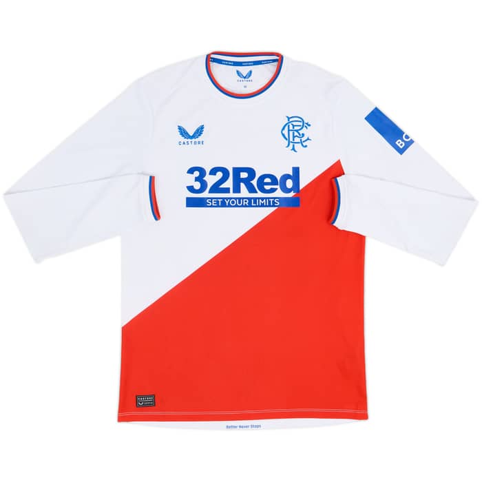 2022-23 Rangers Away L/S Shirt Morelos #20 - 6/10 - (M)