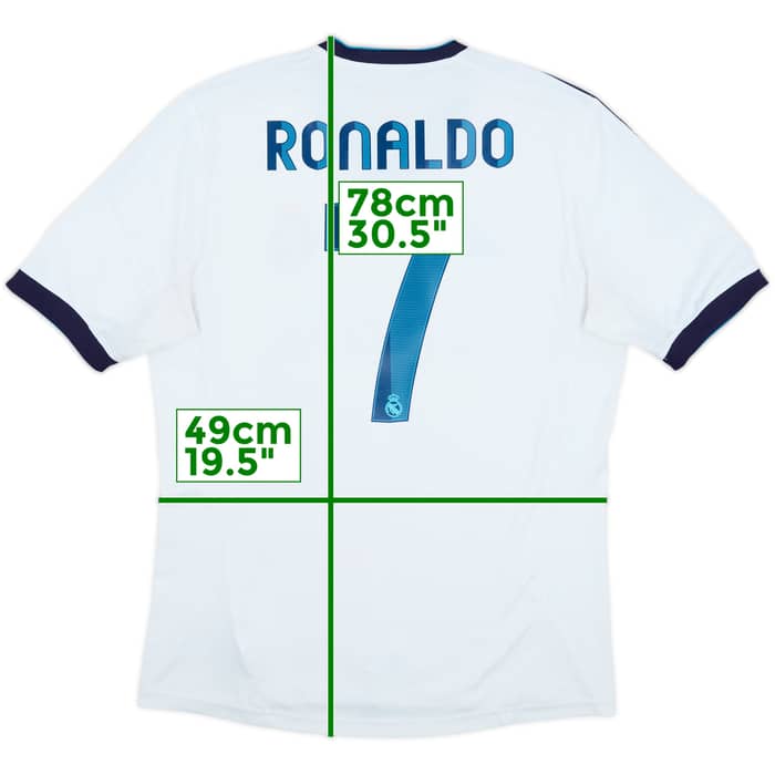 2012-13 Real Madrid Home Shirt Ronaldo #7 - 6/10 - (L)