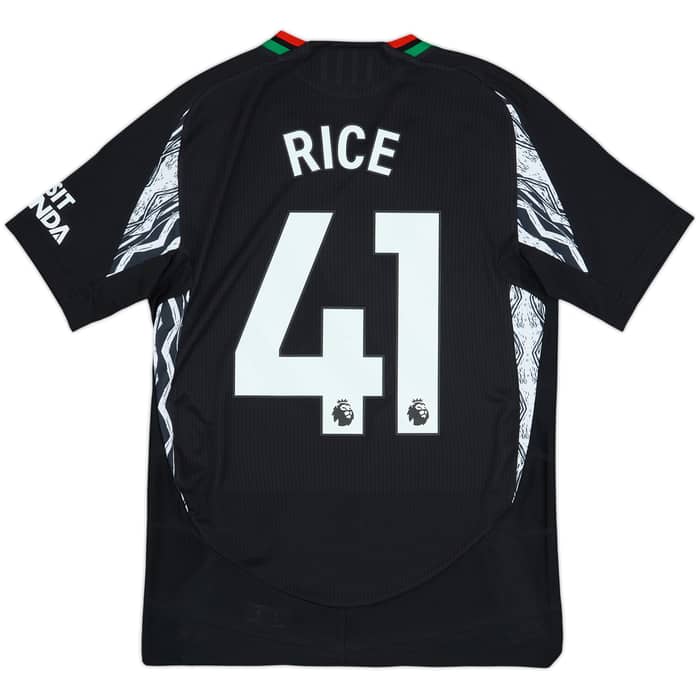 2024-25 Arsenal Authentic Away Shirt Rice #41 - 10/10 - (S)