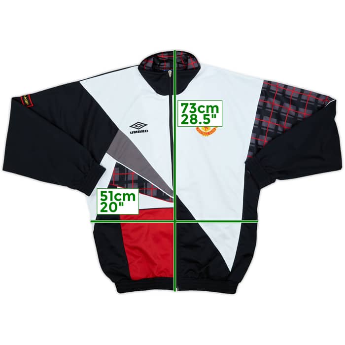 1996-97 Manchester United Umbro Track Jacket - 9/10 - (Y)