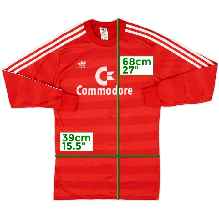 1984-89 Bayern Munich Home L/S Shirt - 8/10 - (M)