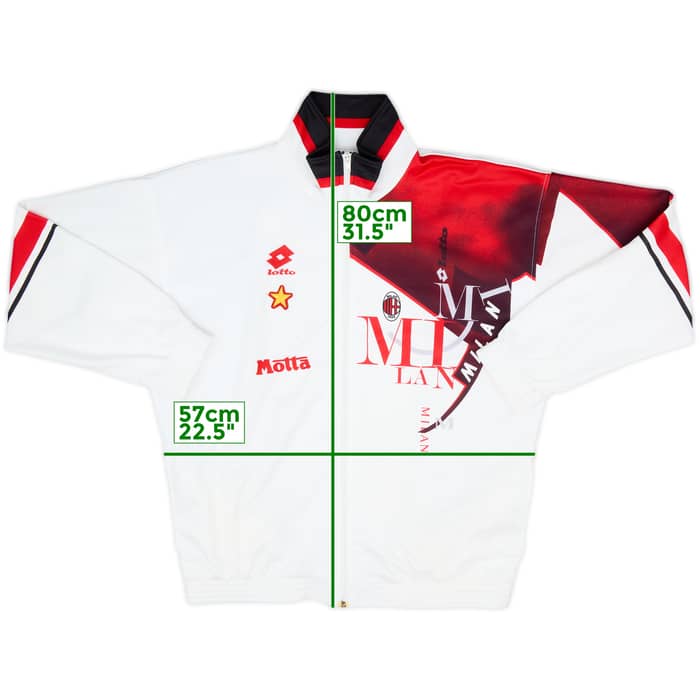 1993-94 AC Milan Lotto Track Jacket - 8/10 - (XL)