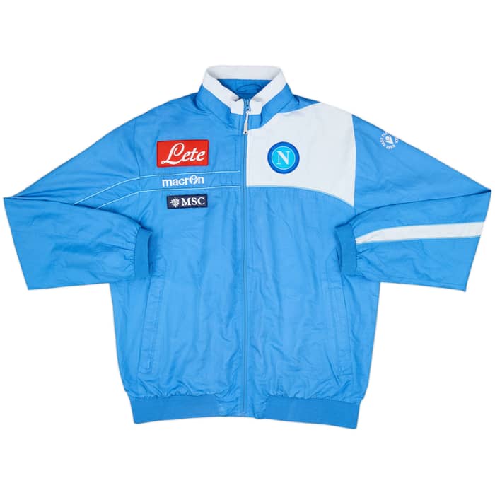 2012-13 Napoli Macron Track Jacket - 8/10 - (XXL)