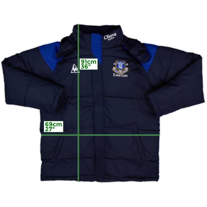 2009-10 Everton Le Coq Sportif Padded Bench Coat - 9/10 - (XL)