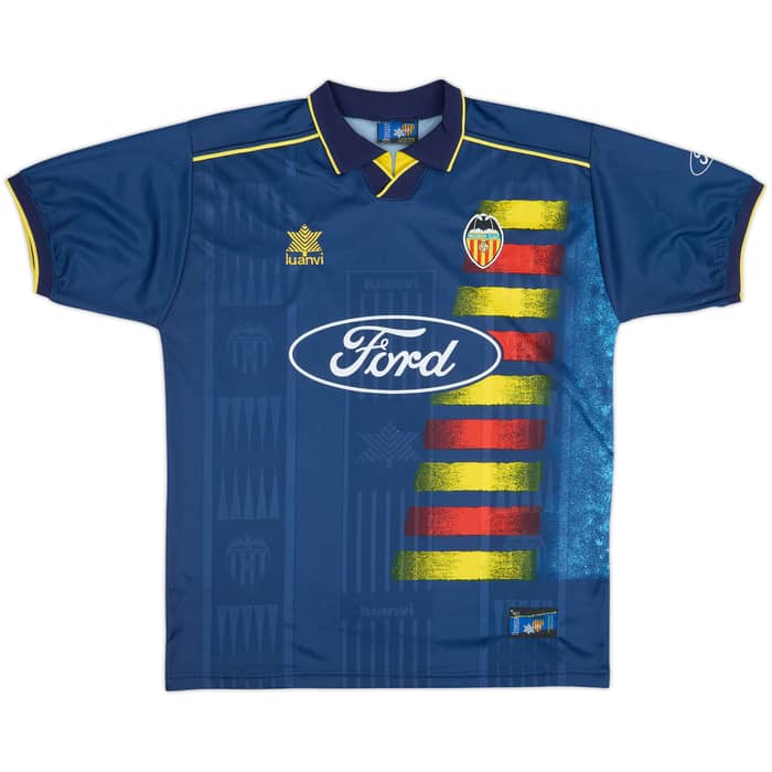 1996-97 Valencia Away Shirt - 8/10 - (XL)