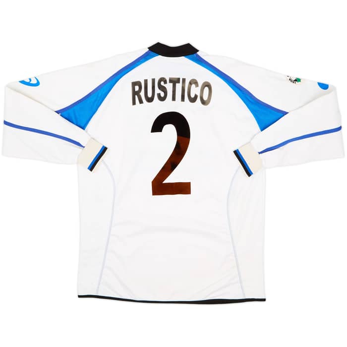 2003-04 Atalanta Match Issue Away L/S Shirt Rustico #2