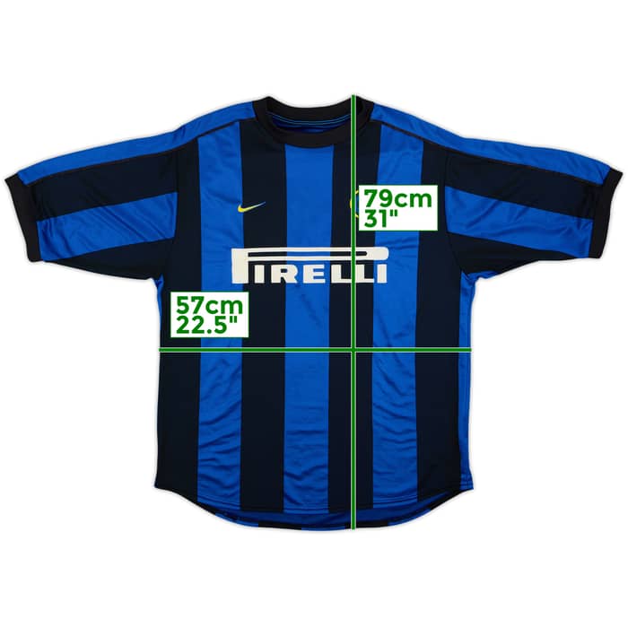 1999-00 Inter Milan Player Issue Home Shirt #21 - 4/10 - (L)