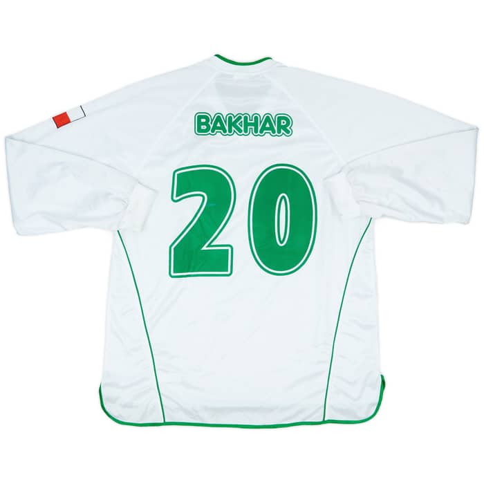 2002-03 Racing de Santander Home L/S Shirt Bakhar #20 - 8/10 - (XXL)