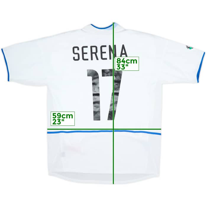 2002-03 Inter Milan Player Issue Away Shirt Serena #17 - 5/10 - (XL)