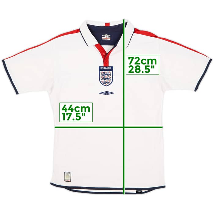 2003-05 England Home Shirt - 5/10 - (S)