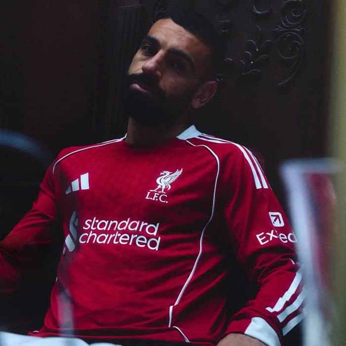2025-26 Liverpool Home L/S Shirt M.Salah #11