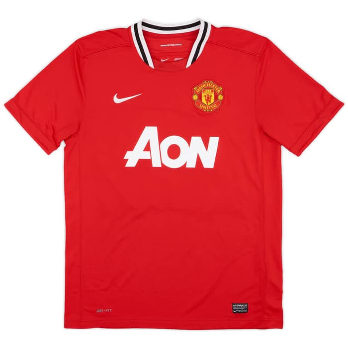2011-12 Manchester United Home Shirt J.S. Park #13