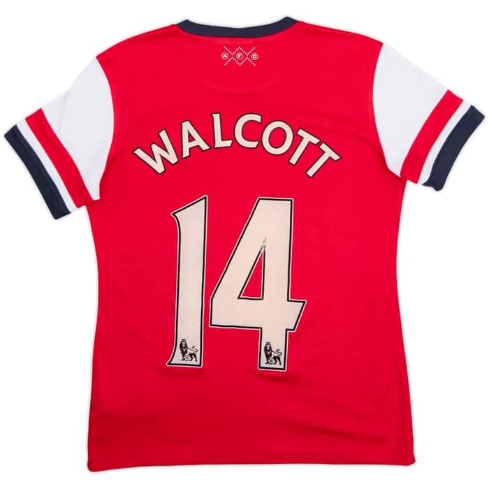 2012-14 Arsenal Home Shirt Walcott #14 - 4/10 - (Women's S)