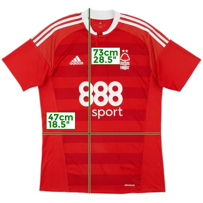 2016-17 Nottingham Forest Home Shirt - 5/10 - (M)