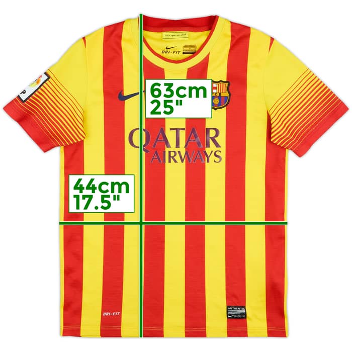 2013-15 Barcelona Away Shirt - 8/10 - (L.Boys)