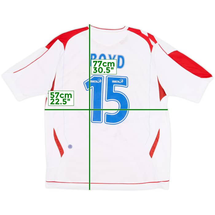2006-07 Rangers Away Shirt Boyd #15 - 6/10 - (XL)
