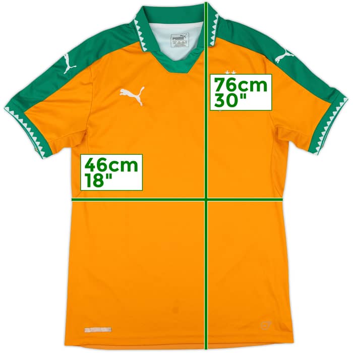 2017-18 Ivory Coast Home Shirt - 9/10 - (M)