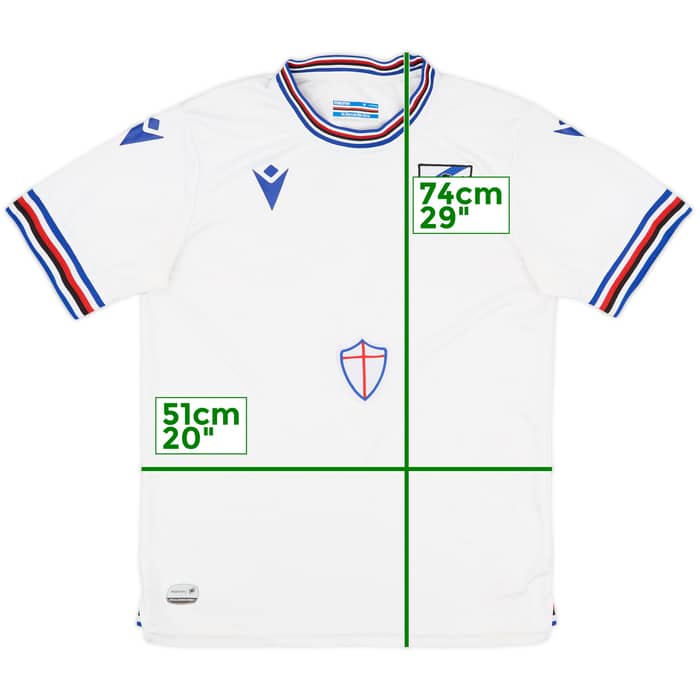 2022-23 Sampdoria Away Shirt - 7/10 - (M)