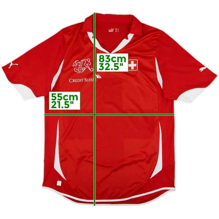 2010-11 Switzerland Home Shirt - 8/10 - (L)