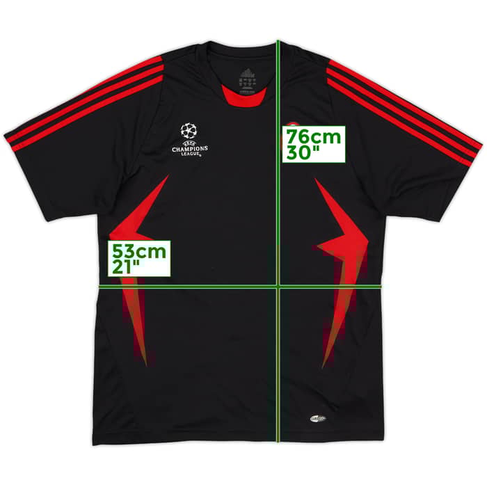 2007-08 AC Milan adidas Training Shirt - 8/10 - (L)
