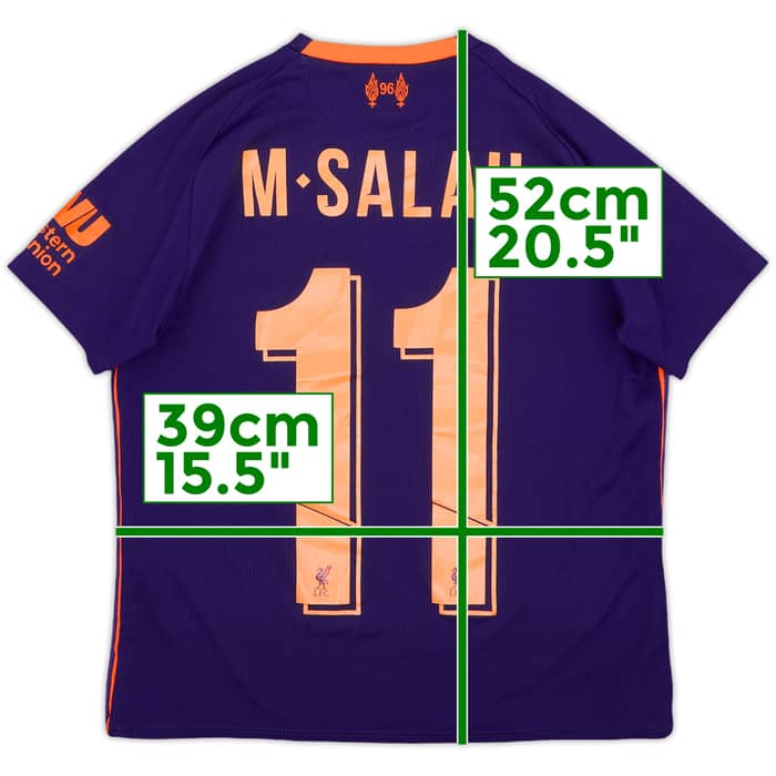 2018-19 Liverpool Away Shirt M.Salah #11 - 8/10 - (S.Boys)
