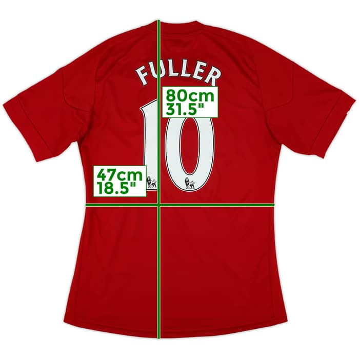 2010-11 Stoke City Home Shirt Fuller #10 - 6/10 - (M)