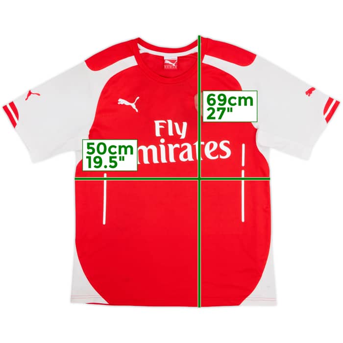 2014-15 Arsenal Home Shirt - 3/10 - (M)