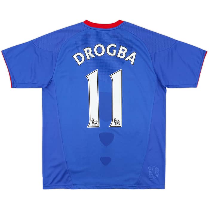 2010-11 Chelsea Home Shirt Drogba #11 - 8/10 - (L.Boys)
