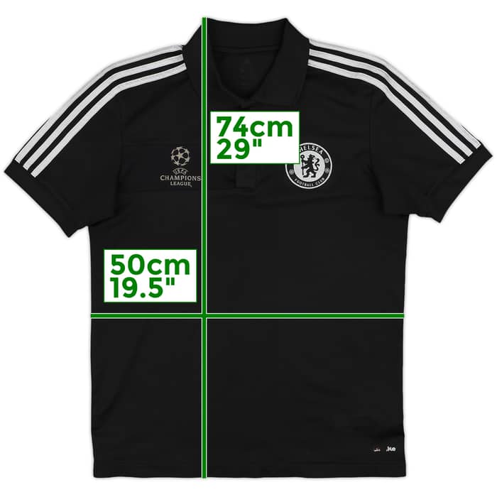 2013-14 Chelsea Champions League adidas Polo Shirt - 8/10 - (M)