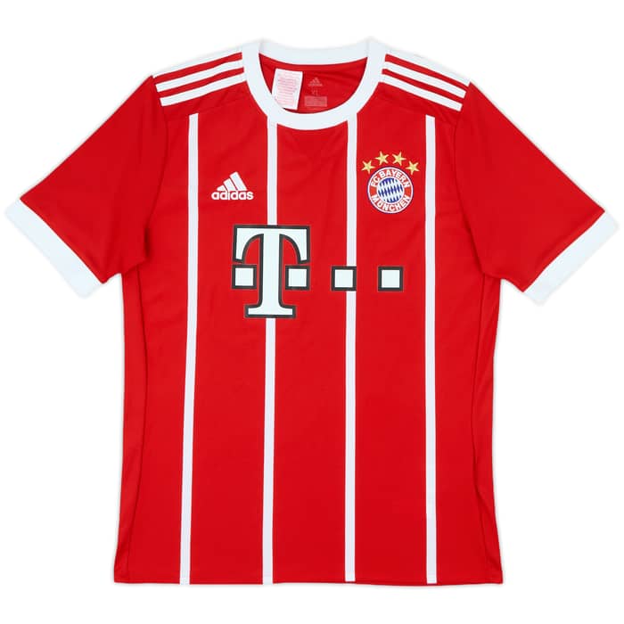 2017-18 Bayern Munich Home Shirt - 9/10 - (XL.Boys)