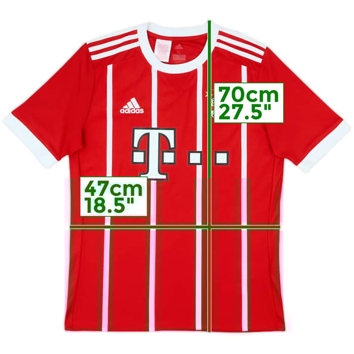 2017-18 Bayern Munich Home Shirt - 9/10 - (XL.Boys)