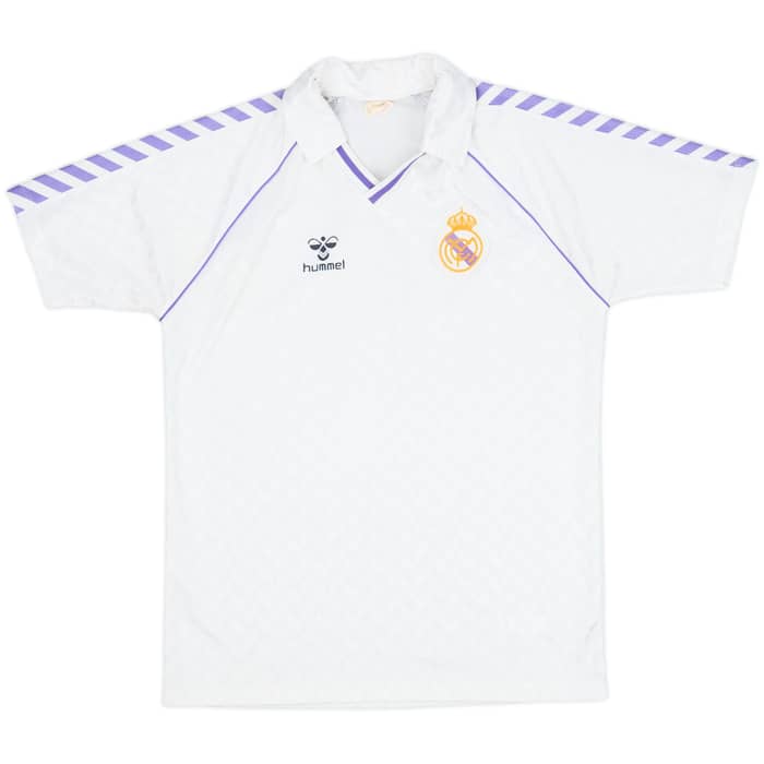 1986-88 Real Madrid Home Shirt - 8/10 - (M)