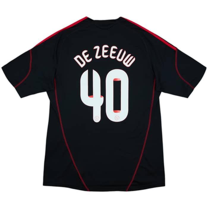 2009-10 Ajax Away Shirt de Zeeuw #40 - 8/10 - (L)