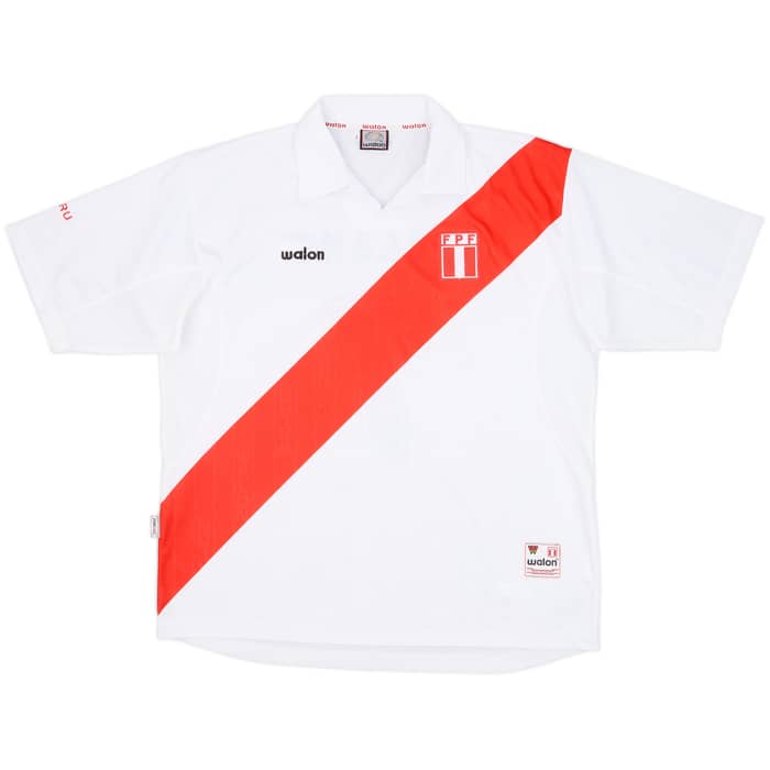 2002 Peru Home Shirt Solano #7 - 9/10 - (XL)