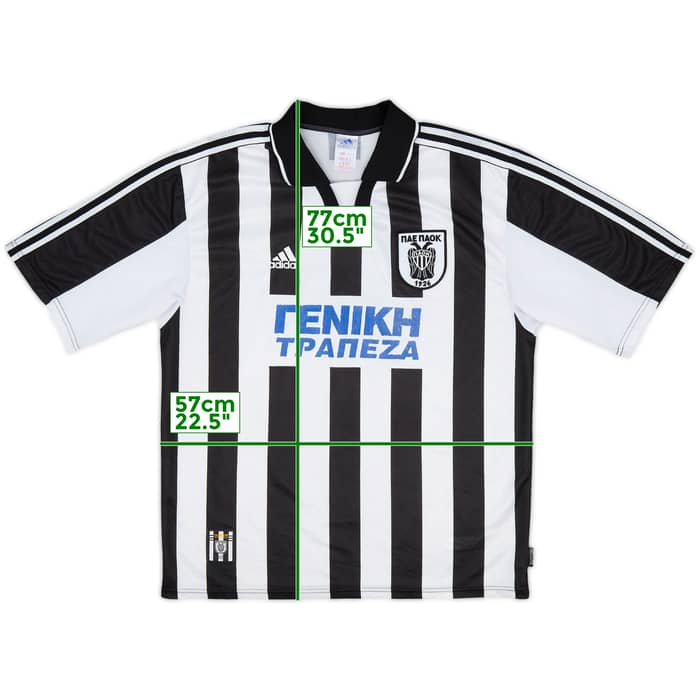 1999-00 PAOK Home Shirt - 4/10 - (L)