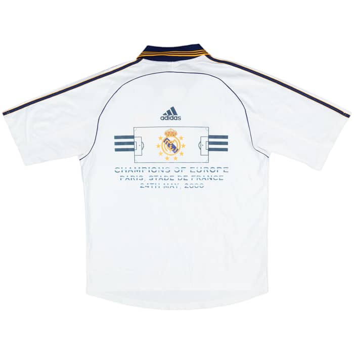 1998-00 Real Madrid 'Champions of Europe' Home Shirt - 7/10 - (L)