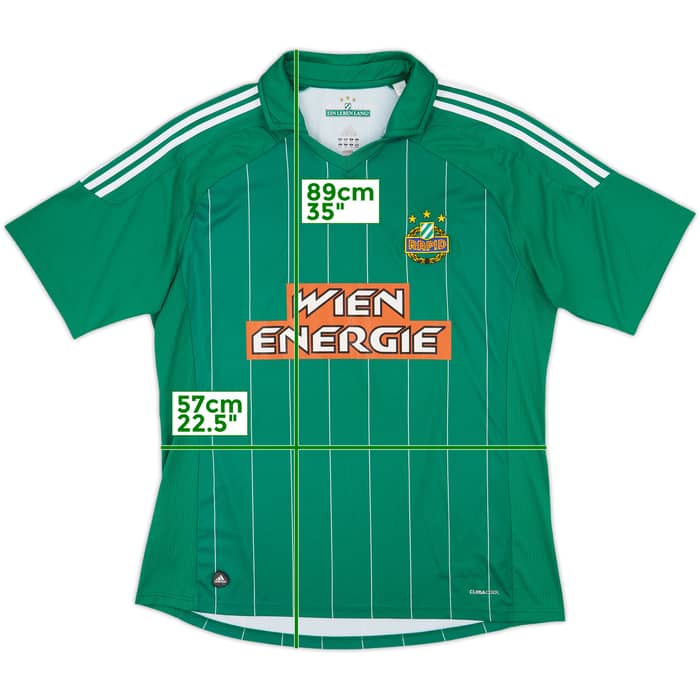 2011-12 Rapid Vienna Home Shirt - 7/10 - (XXL)