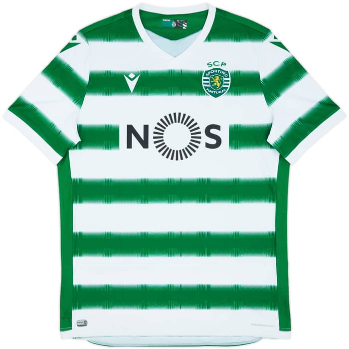 2020-21 Sporting Lisbon Home Shirt - 8/10 - (XXL)