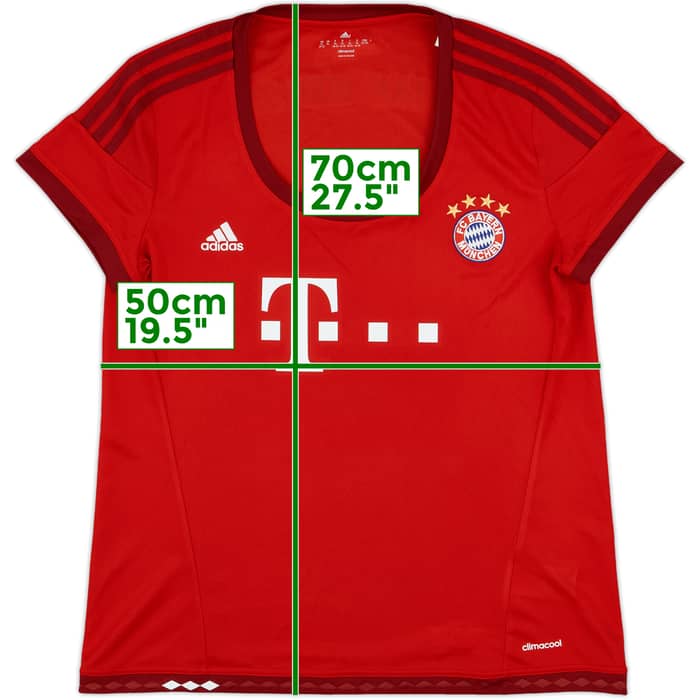 2015-16 Bayern Munich Home Shirt - 10/10 - (Women's XL)