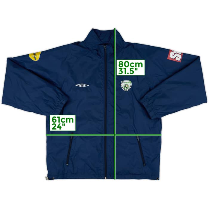 2004-06 Ireland Umbro Hooded Rain Jacket - 9/10 - (M)