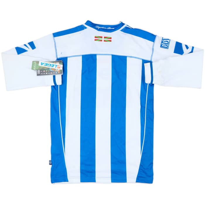 2009-10 Alaves Home L/S Shirt (S)