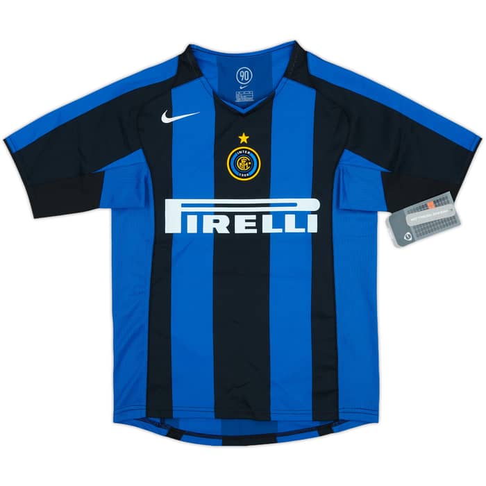 2004-05 Inter Milan Home Shirt (M.Boys)