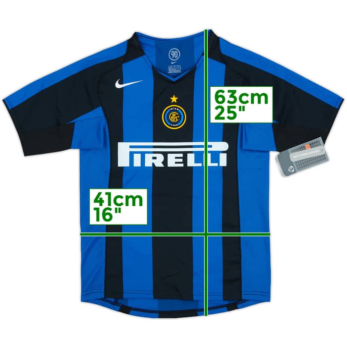 2004-05 Inter Milan Home Shirt (M.Boys)