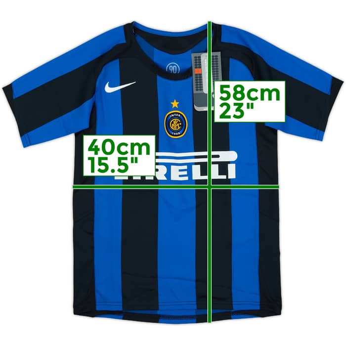 2004-05 Inter Milan Home Shirt (S.Boys)