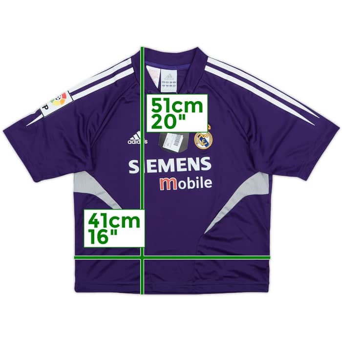 2004-05 Real Madrid GK S/S Shirt (6-7 Years)