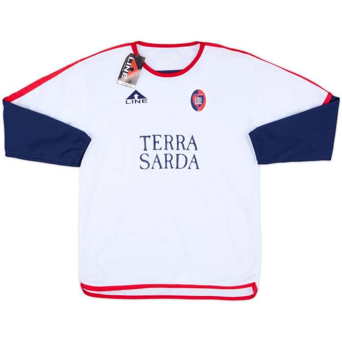 2002-03 Cagliari Away L/S Shirt (XL.Boys)