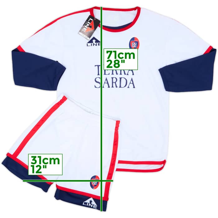 2002-03 Cagliari Away L/S Full Kit (Large Kids)