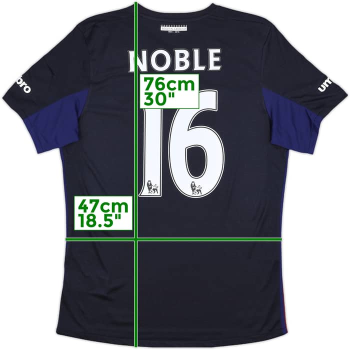 2015-16 West Ham 'Boleyn' Third Shirt Noble #16 (S)