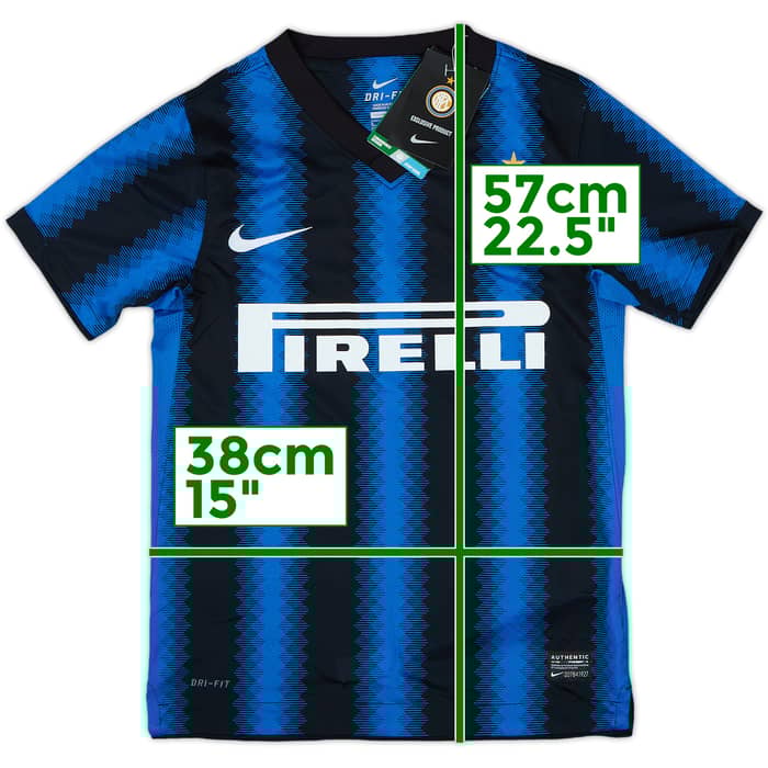 2010-11 Inter Milan Home Shirt (S.Boys)