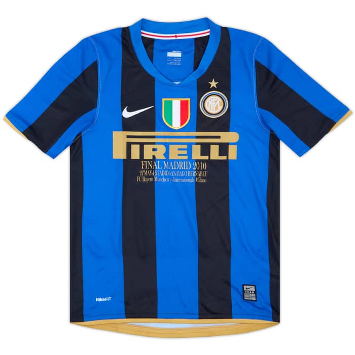 2010-11 Inter Milan Home Shirt - 10/10 - (M.Boys)